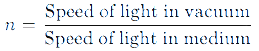 Refractive Index